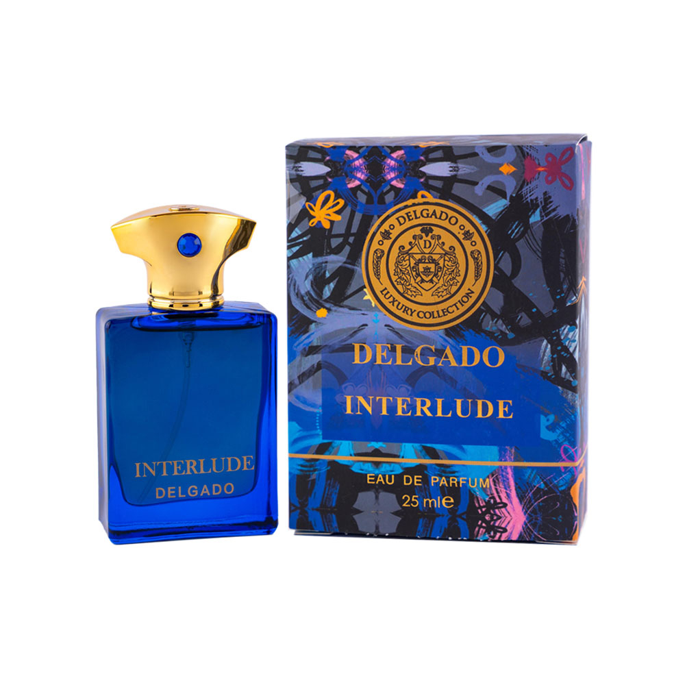 عطر جیبی مردانه دلگادو مدل آمواژ اینترلود 25 میل